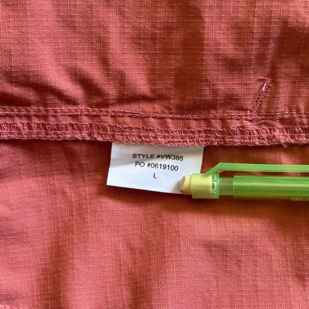 Vuori Women’s Vintage Ripstop Cotton Shorts Cinnamon Size L EUC - Picture 7 of 9